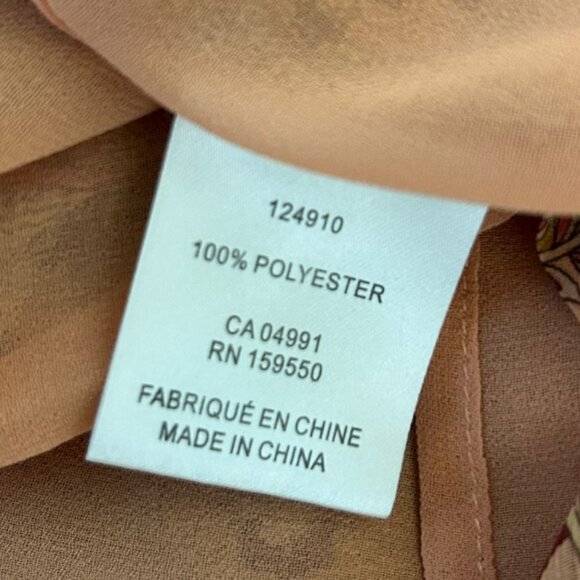 Carolina Belle Fall Color Floral Babydoll Blouse Size M - Picture 4 of 4